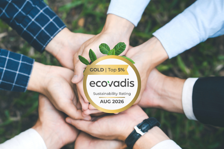 médaille d'or ecovadis août 2026